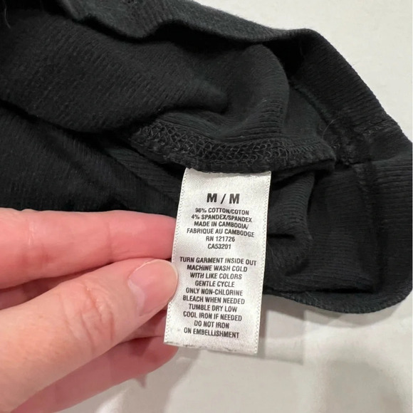 Aeropostale stretch tank top size Medium Black - Picture 6 of 9